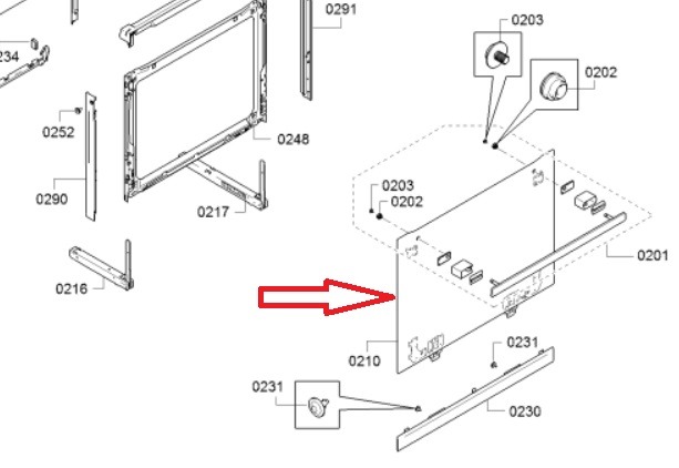 זכוכית חיצונית מקורית לדלת תנור אפייה בוש 00771899 – תמונה 2