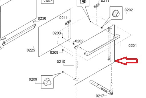 זכוכית חיצונית מקורית לדלת תנור אפייה סימנס 00778986 – תמונה 2