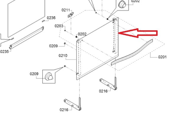 זכוכית חיצונית מקורית לדלת תנור אפייה קונסטרוקטה 00776399 – תמונה 2