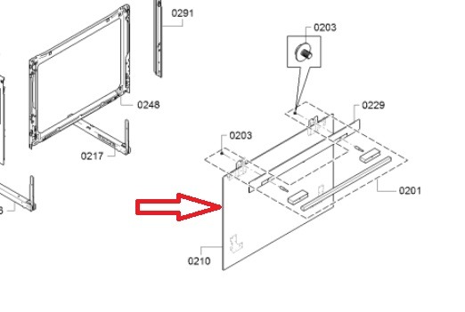 זכוכית חיצונית מקורית לדלת תנור אפייה בוש 00771903 – תמונה 2