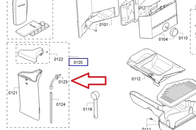 מיכל חלב מקורי למכונת קפה אספרסו אוטומטית סימנס 11011374 – תמונה 2