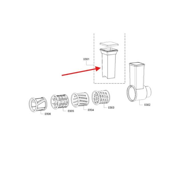 מוט דחיסה מקורי לראש לאביזר פריסה בוש 00753399 – תמונה 2
