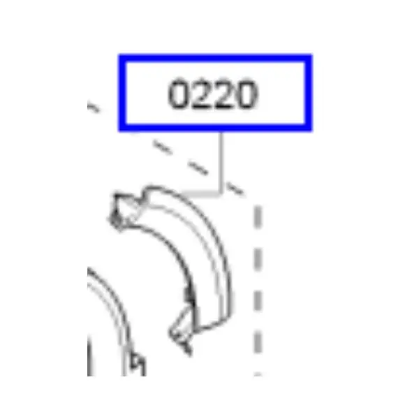 תושבת ידית מקורית לדלת מכונת כביסה סימנס 00752489