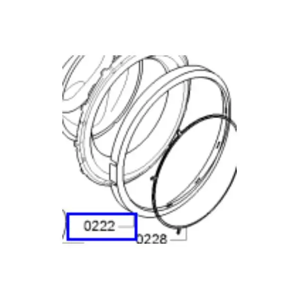 מסגרת חיצונית מקורית לדלת מכונת כביסה סימנס 11037586