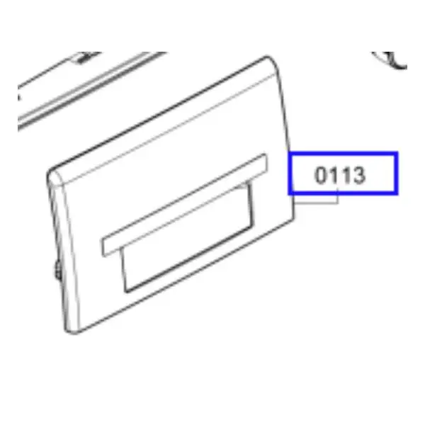 פנל קדמי מקורי למגירת אבקת כביסה למכונת כביסה סימנס 00630554