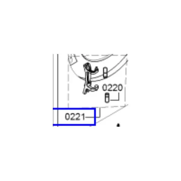 ציר דלת מקורי למכונת כביסה סימנס 10012804