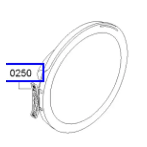 דלת קומפלט מקורית למכונת כביסה קונסטרוקטה 11045930