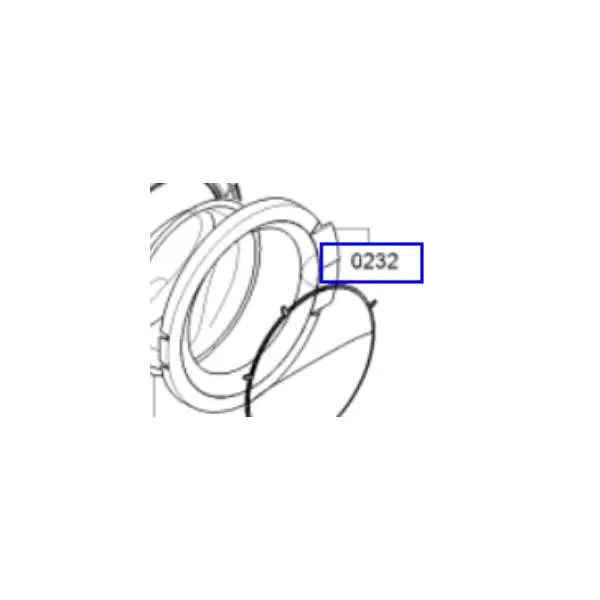 מסגרת חיצונית מקורית לדלת מכונת כביסה קונסטרוקטה 11042453