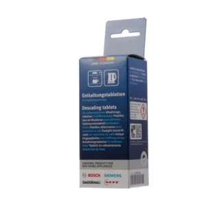 טבליות הסרת אבנית מקוריות למכונות קפה קומקומים ותנורי אידוי בוש סימנס מק"ט 00312453