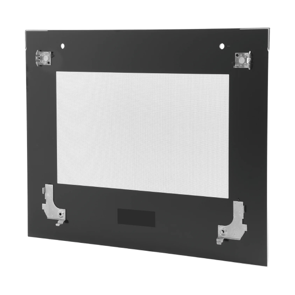 זכוכית חיצונית מקורית עם פס נירוסטה לדלת תנור אפייה סימנס 00776158