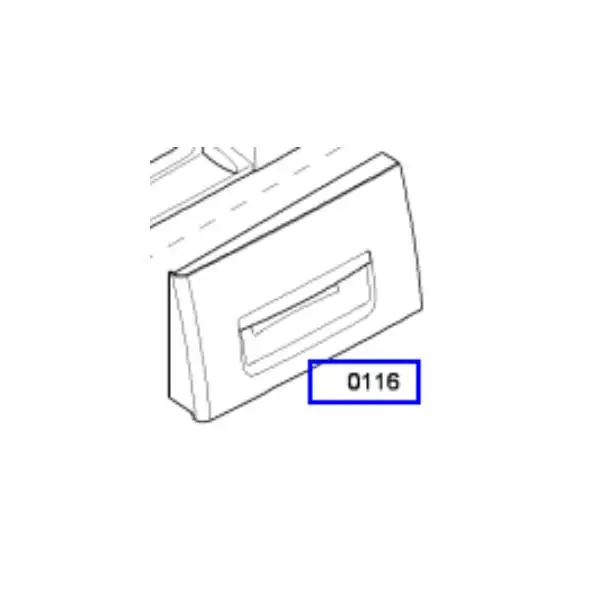פנל קדמי מקורי למגירת אבקת כביסה למכונת כביסה בוש 00499886