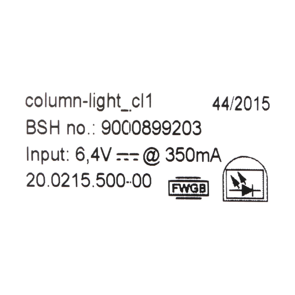 מכלול תאורת לד LED מקורי למקרר סימנס דגם KG76NAI31L | מק"ט 11008822