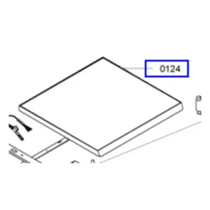 מכסה עליון מקורי למייבש כביסה סימנס וקונסטרוקטה 00472071