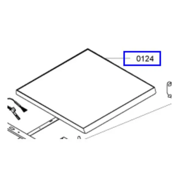 מכסה עליון מקורי למייבש כביסה סימנס 00472071