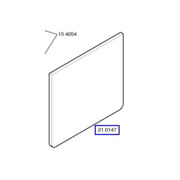 פנל דלת חיצוני למייבש כביסה בוש 00210147