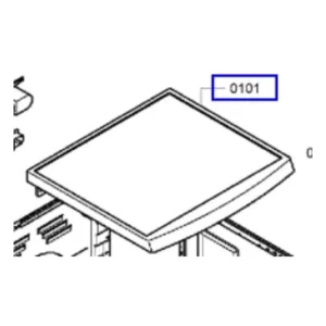 מכסה עליון מקורי למייבש כביסה בוש 00216903