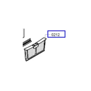 מסנן פילטר מקורי למייבש כביסה בוש וסימנס Lint Filter 00480783