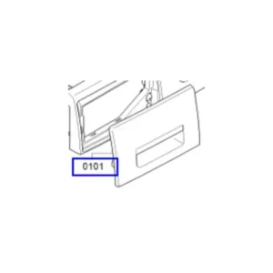 ידית אחיזה מקורית למיכל איסוף מים במייבש כביסה סימנס 12041667