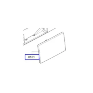 ידית אחיזה מקורית למיכל איסוף מים במייבש כביסה בוש 00752725