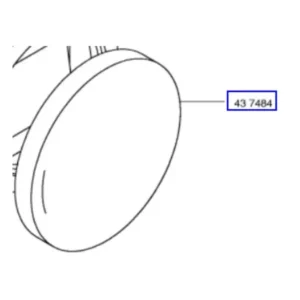 פנל דלת חיצוני למייבש כביסה בוש 00437484
