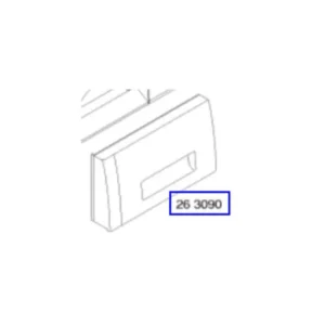 ידית אחיזה מקורית למיכל איסוף מים במייבש כביסה סימנס 00263090