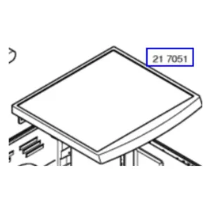 מכסה עליון מקורי למייבש כביסה סימנס 00217051