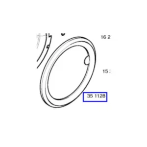 מסגרת חיצונית מקורית לדלת מייבש כביסה קונסטרוקטה 00351128