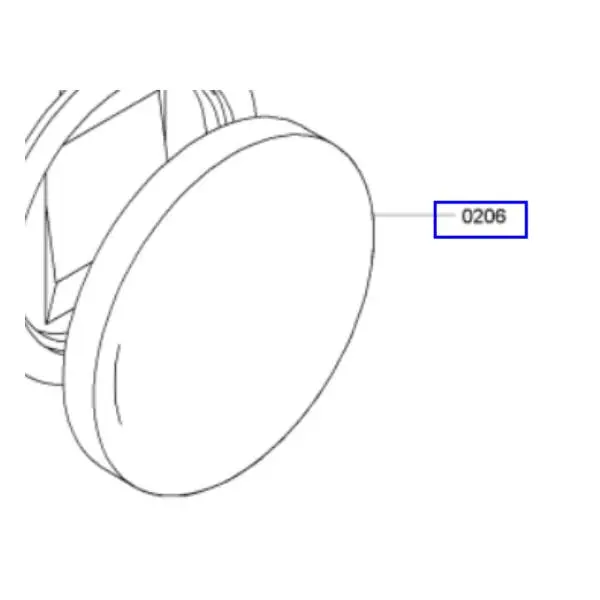 פנל דלת חיצוני למייבש כביסה קונסטרוקטה 00446972