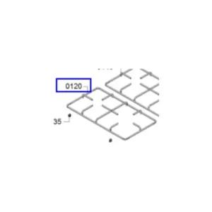חצובה מקורית לתנור משולב כיריים גז סימנס 12022568