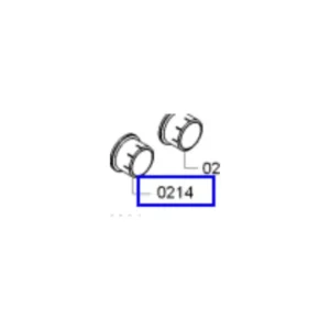 כפתור טיימר מקורי כסוף לתנור משולב כיריים גז קונסטרוקטה | 00627865