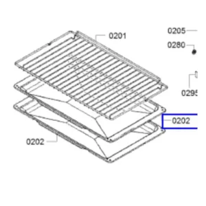 תבנית אפייה מקורית לתנור אפייה רחב 90 ס”מ בוש 11002432