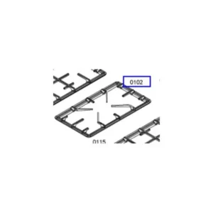 חצובה מקורית למבער ווק לתנור משולב כיריים גז בוש 00446149