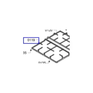 חצובה מקורית לתנור משולב כיריים גז סימנס 00657440