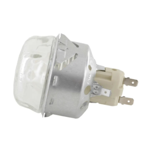 בית נורה מקורי כולל זכוכית ונורה לתנור בוש סימנס וקונסטרוקטה 00658468