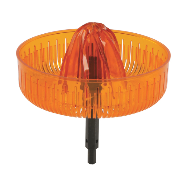 "קונוס חרוטי מקורי בוש 00659892 למסחטת הדרים למעבדי מזון MUM4 MUM5 - פלסטיק ABS שקוף עם ציר סיבוב שחור מחוזק"