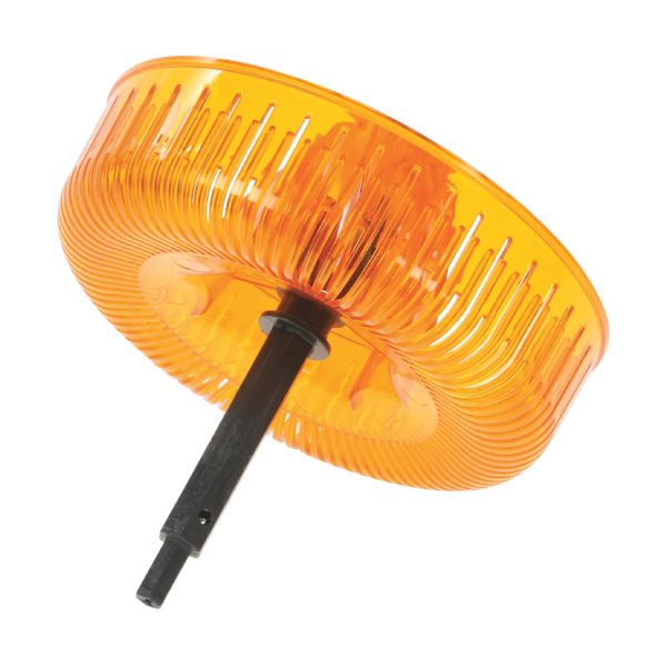 "קונוס חרוטי מקורי בוש 00659892 למסחטת הדרים למעבדי מזון MUM4 MUM5 - פלסטיק ABS שקוף עם ציר סיבוב שחור מחוזק"