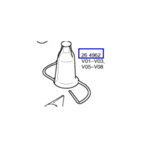 וו לישה מקורי למיקסר Bosch בוש MUM7000 00264962