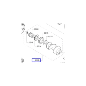 חילזון מקורי לראש מטחנת בשר בוש 10031851